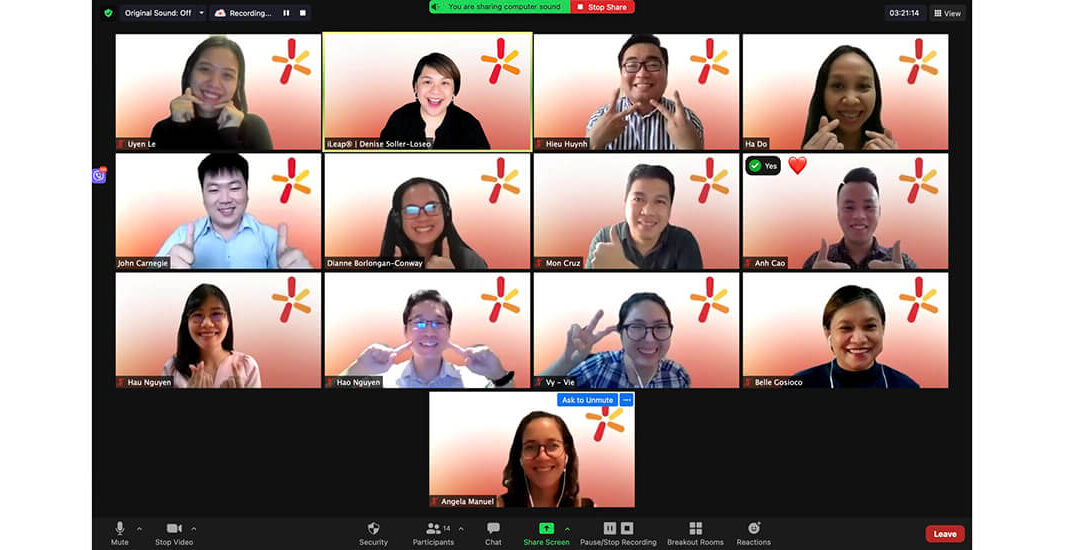 3 ngày training (đào tạo) cho công ty Jollibee đã thành công tốt đẹp